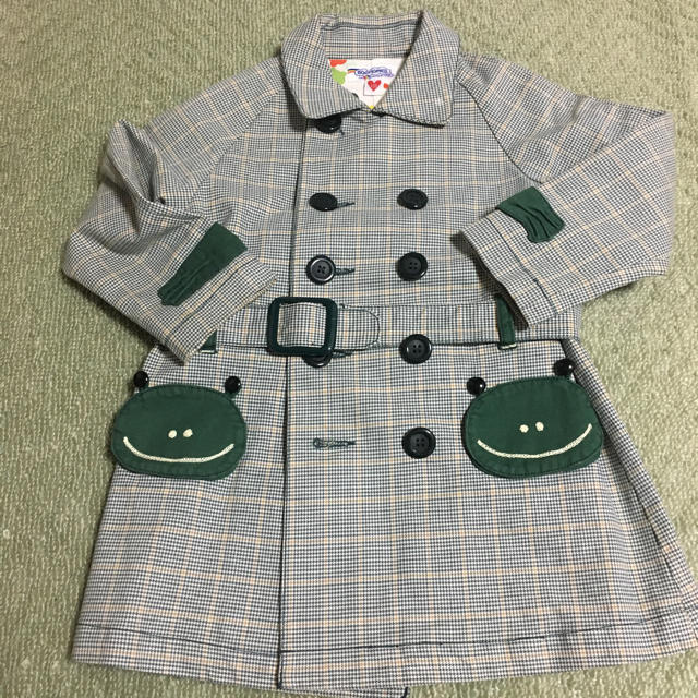 BOOFOOWOO(ブーフーウー)のブーフーウー トレンチコート キッズ/ベビー/マタニティのキッズ服女の子用(90cm~)(コート)の商品写真