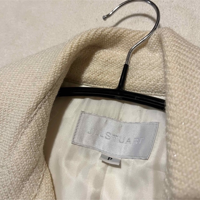 JILLSTUART JILLSTUART ロングトレンチコート パイピング ウール ホワイト Pの通販 by used|ジルスチュアートならラクマ JILLSTUART ロングトレンチコート パイピング ウール ホワイト P