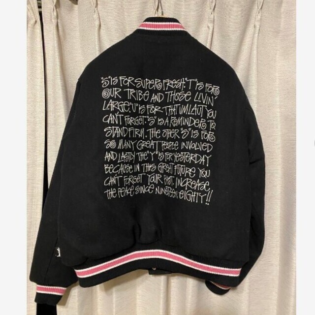 Stussy TALK MELTON VARSITY JACKET ブランド雑貨総合 previntec.com