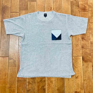 M＆S - M&S パイル パッチワーク デニム ポケット Tシャツ