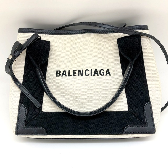 BALENCIAGA バレンシアガ ネイビー カバス XS 390346