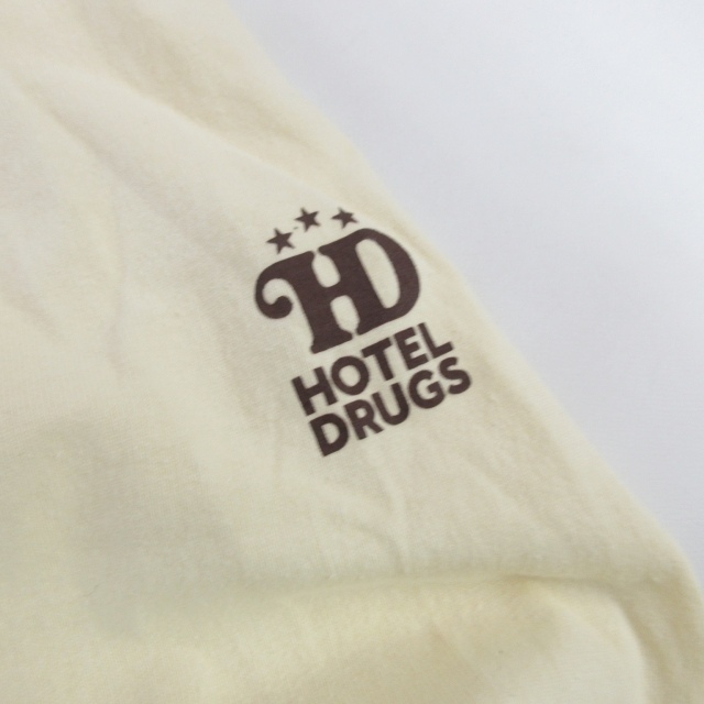 BEDWIN(ベドウィン)のベドウィン ×HOTEL DRUGS GOAT Tシャツ イエロー Sサイズ  メンズのトップス(Tシャツ/カットソー(半袖/袖なし))の商品写真