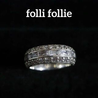 フォリフォリ(Folli Follie)の【匿名配送】 フォリフォリ リング 指輪 SV925 6.3g 12号(リング(指輪))