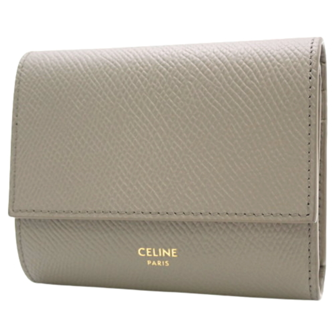 CELINE(セリーヌ) 3つ折り財布 グレージュ小銭入れ⇒1箇所