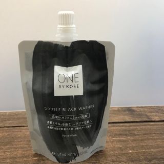 ワンバイコーセー(ONE BY KOSE（KOSE）)のONE BY KOSE ダブル ブラック ウォッシャー(140g)(洗顔料)