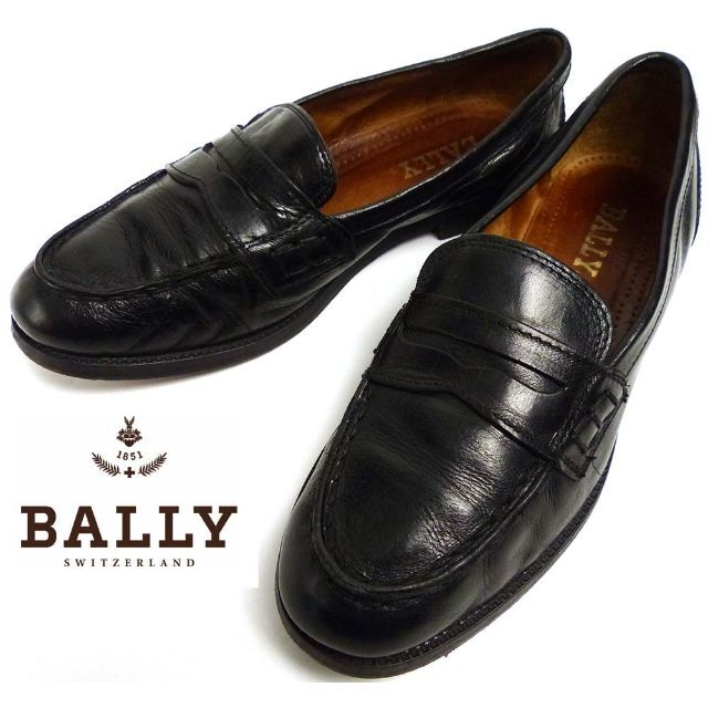 BALLY / バリー レザー コイン(ペニー)ローファー　38　1/2