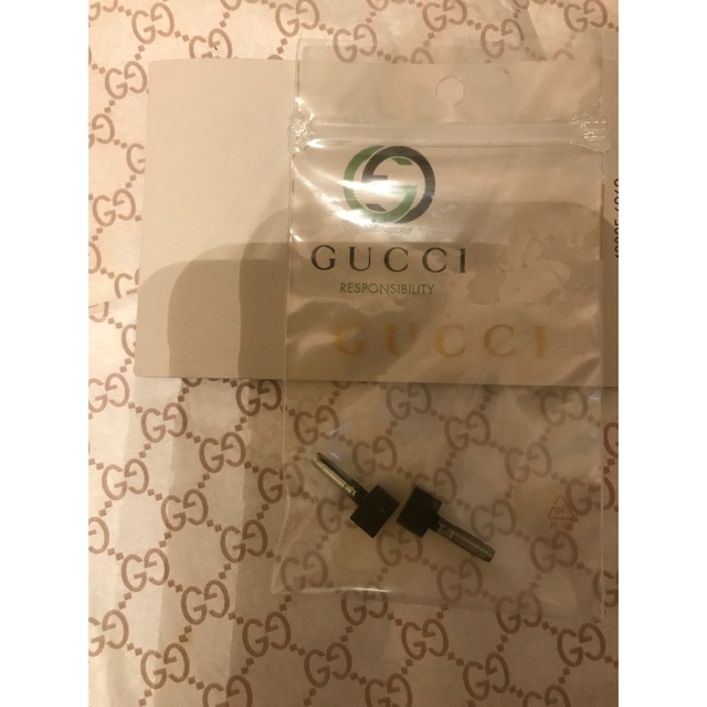 Gucci(グッチ)のグッチサンダル　ゴールド　パンプス　GUCCI正規 オレンジピンク レディースの靴/シューズ(サンダル)の商品写真