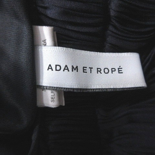 Adam et Rope'(アダムエロぺ)のアダムエロペ プリーツスカート ロング F 紺 ネイビー レディースのスカート(ロングスカート)の商品写真