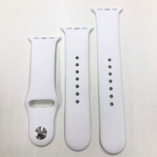 アップルウォッチ(Apple Watch)の新品 アップルウォッチ シリコンバンド Apple純正品 38mm用(その他)