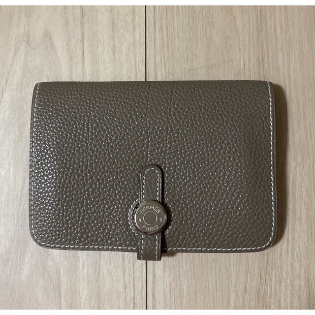 専用◇美品◇ Hermes エルメス ドゴン コンパクト 財布 エトープ
