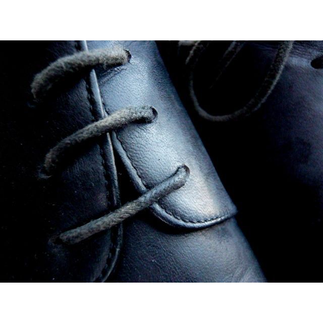 Fin(フィン)のFin フィンレザー プレーントゥ 23cm BLACK レディースの靴/シューズ(ローファー/革靴)の商品写真