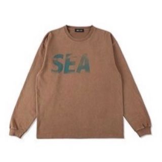 ウィンダンシー(WIND AND SEA)のwind and sea SEA (P-DYE) L/S TEEブラウンXL新品(Tシャツ/カットソー(七分/長袖))