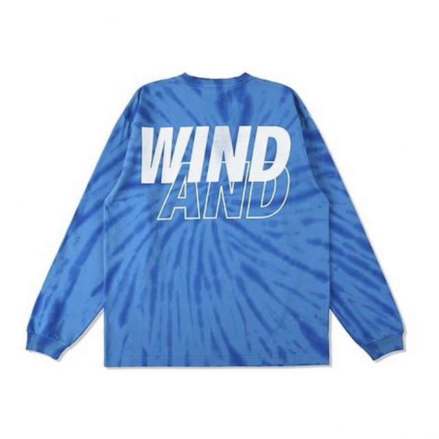 WIND AND SEA TIE-DYE L/S Tee ブラック XL-