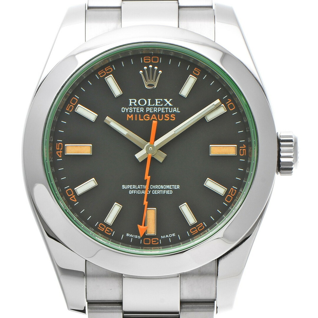 ロレックス ROLEX 116400GV ランダムシリアル インテンスブラック メンズ 腕時計