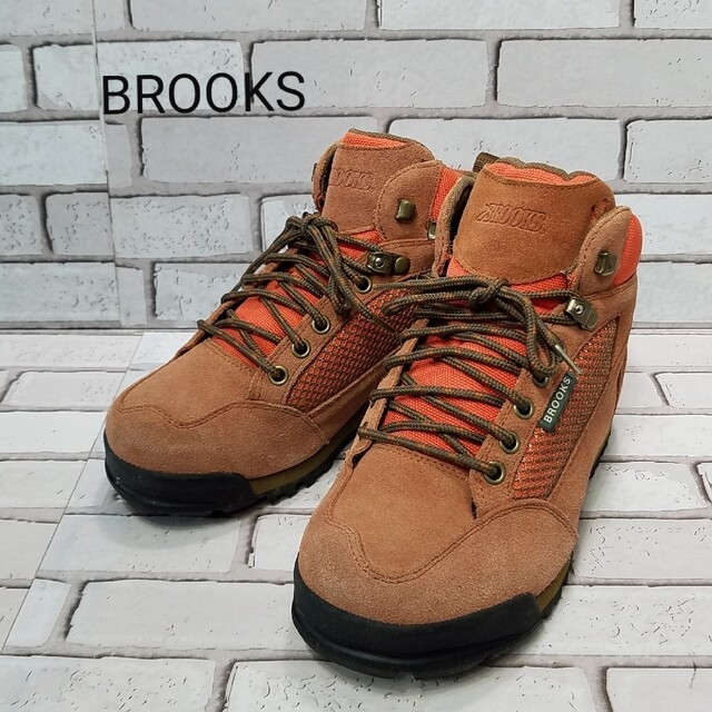 Brooks(ブルックス)の【BROOKS】ブルックス　トレッキングシューズ　スエード　レトロ スポーツ/アウトドアのアウトドア(登山用品)の商品写真