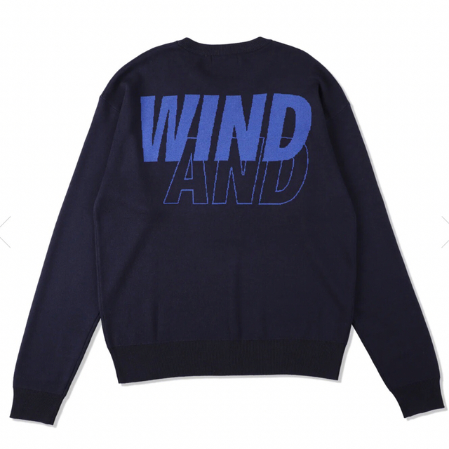 WIND AND SEA SEA SILK BLEND KNIT NAVY