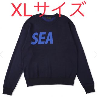 ウィンダンシー(WIND AND SEA)のWIND AND SEA SEA SILK BLEND KNIT NAVY(ニット/セーター)