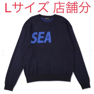 ウィンダンシー(WIND AND SEA)のWIND AND SEA SEA SILK BLEND KNIT NAVY L(ニット/セーター)