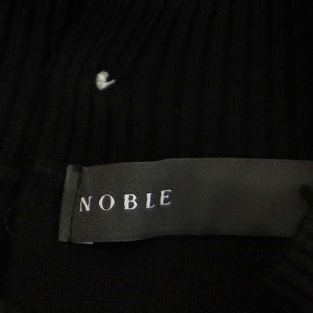 Noble(ノーブル)のノーブル ソウバリハイネックスリーブレスニットワンピース フレンチスリーブ レディースのワンピース(ロングワンピース/マキシワンピース)の商品写真