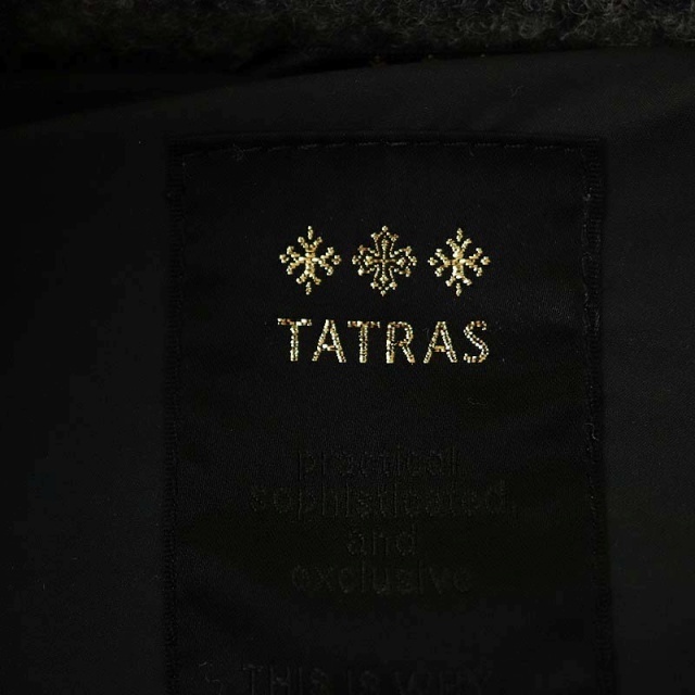 TATRAS(タトラス)のタトラス ダウンコート アウター ミドル丈 総裏地 ジップアップ ウール 01 レディースのジャケット/アウター(ダウンコート)の商品写真