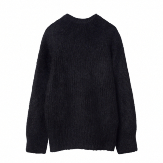 ルシェルブルー　Mohair Long Knit Top