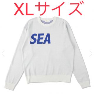 ウィンダンシー(WIND AND SEA)のWIND AND SEA SEA SILK BLEND KNIT WHITE(ニット/セーター)