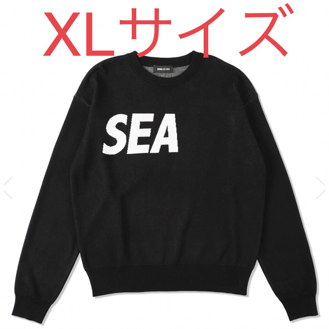 WIND AND SEA SEA SILK BLEND KNIT BLACKトップス