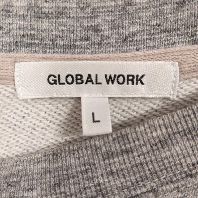 GLOBAL WORK(グローバルワーク)のGLOBALWORK グローバルワーク メンズ グレースウェット 美品 メンズのトップス(スウェット)の商品写真