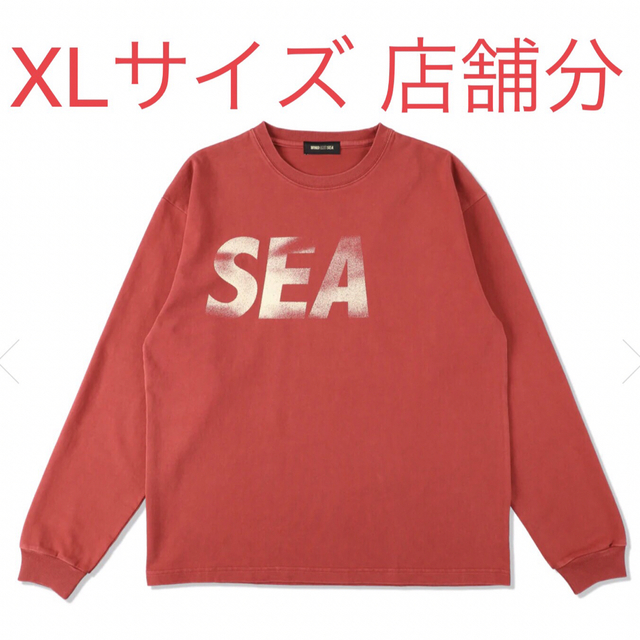 WIND AND SEA SEA (P-DYE) L/S TEE RED XL 新登場 restocks