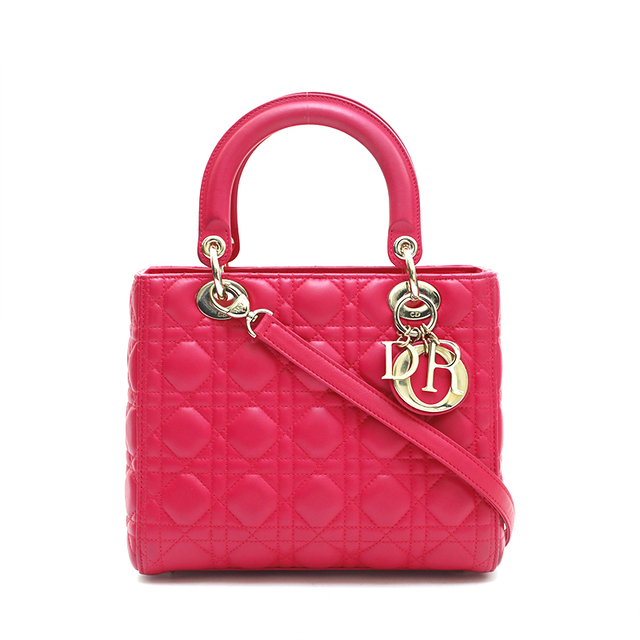 バッグ ディオール Dior レディディオール カナージュ 2way