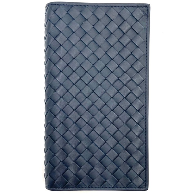 ヴィンテージ復刻 【新品】BOTTEGA VENETA 二つ折り財布 (シルバー