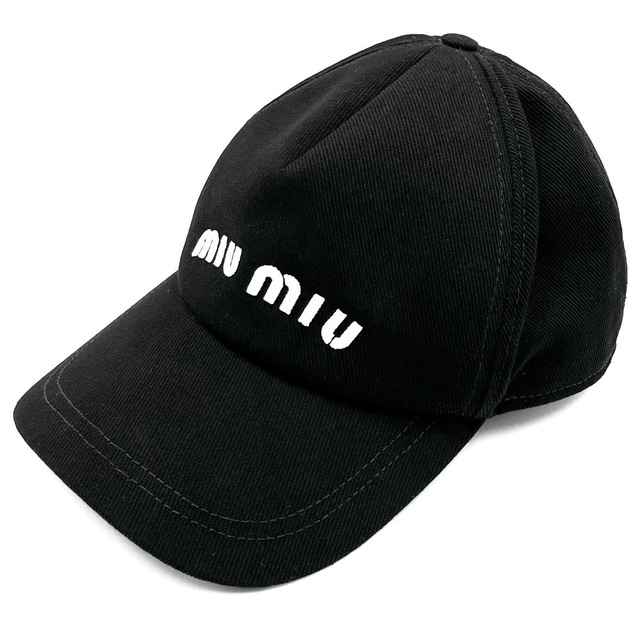 miu miu  キャップ ブラック