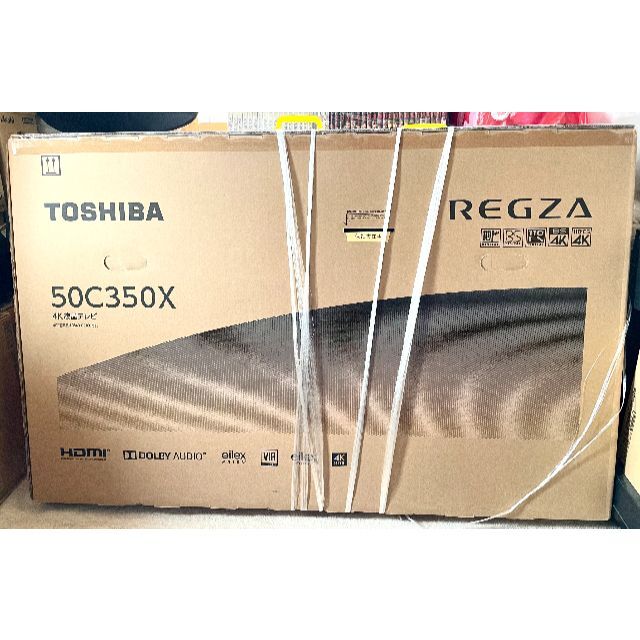 値下中【新品未開封】東芝 REGZA ４K液晶テレビ 50C350X
