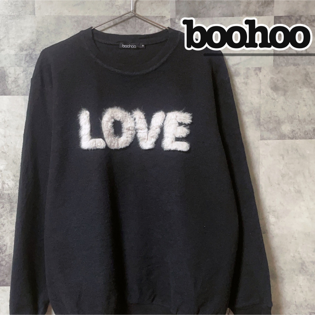 boohoo(ブーフー)のレディース　スウェット　トレーナー　boohoo ブーフー　パイル地 レディースのトップス(トレーナー/スウェット)の商品写真