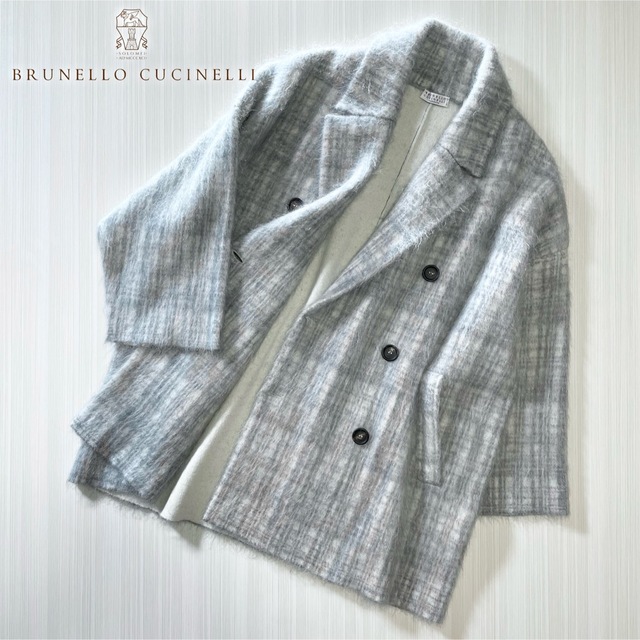 クラシック BRUNELLO グレー ブルネロクチネリ ジャケットコート I79