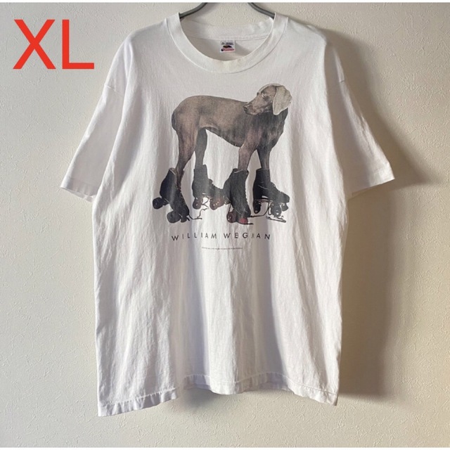 期間特売 激レアWilliam Wegman Dog Tee XL ヴィンテージ Tシャツ