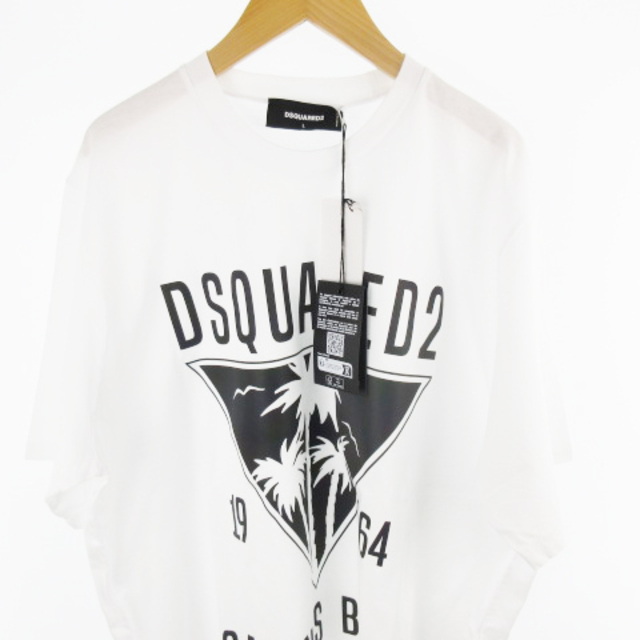 DSQUARED2(ディースクエアード)のディースクエアード  23SS Tシャツ 半袖 ロゴ プリント  L  メンズのトップス(Tシャツ/カットソー(半袖/袖なし))の商品写真