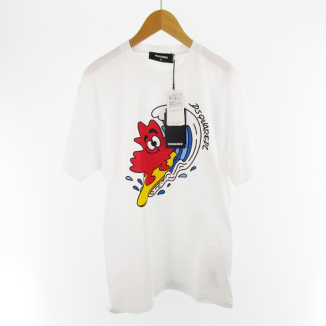 ディースクエアード 23SS Tシャツ 半袖 ロゴ プリント XL