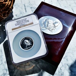最高鑑定 2014年 リベルタス アメリカーナ NGC PF70 UC 銀メダル