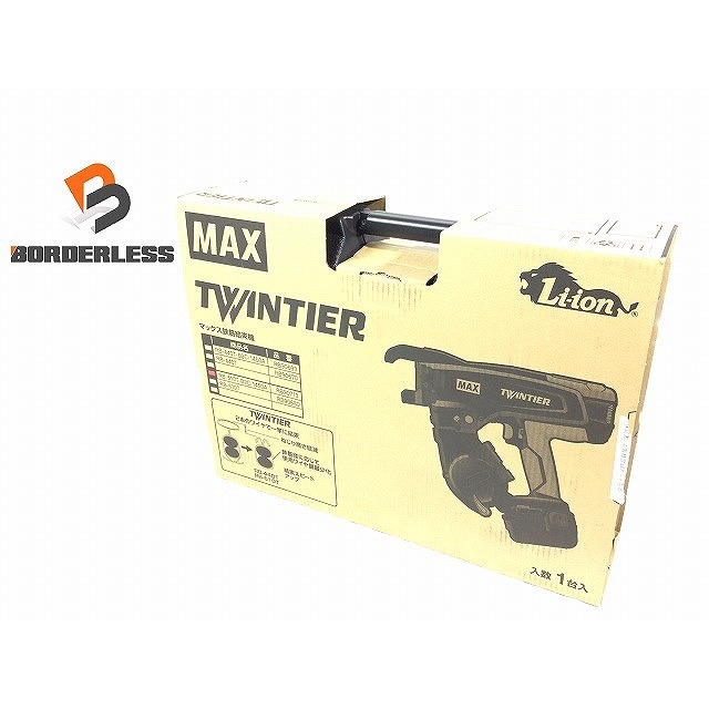 ☆未使用品☆MAX マックス 鉄筋結束機ツインタイア RB-610T-B2C/1450A バッテリ2個(14.4V5.0Ah) 充電器 ケース付き リバータイヤ 69920 自動車/バイクのバイク(工具)の商品写真