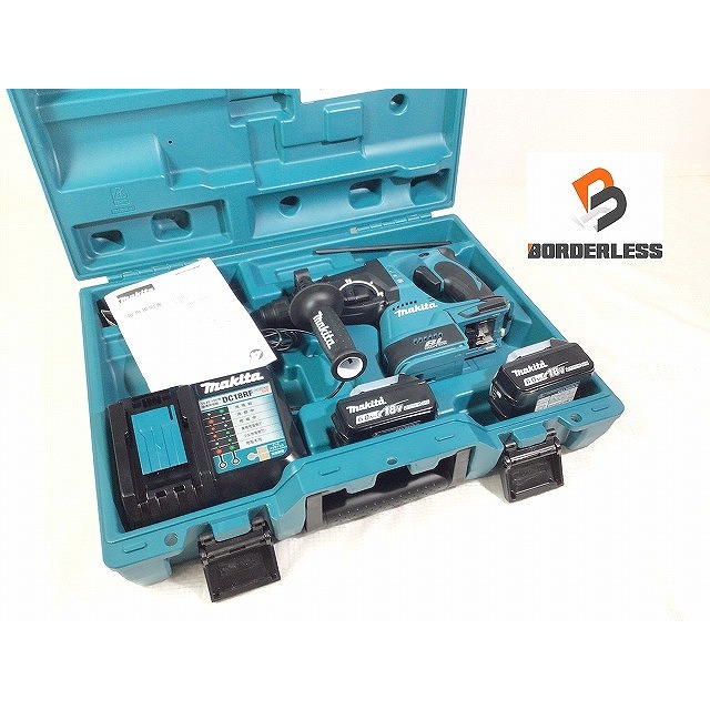 Makita ☆極美品☆makita マキタ 18V 充電式ハンマドリル HR244DRGX 急速充電器 バッテリー2個(18V  6.0Ah)雪マーク ケース 説明書付 70170の通販 by 工具販売専門店Borderless(ラクマ店)｜マキタならラクマ