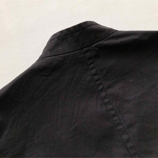 BEAUTY&YOUTH UNITED ARROWS(ビューティアンドユースユナイテッドアローズ)の159Hビューティー＆ユースコットン100％立体ノーカラージャケット黒S日本製 レディースのジャケット/アウター(ノーカラージャケット)の商品写真