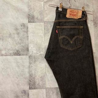 リーバイス(Levi's)の復刻 00s リーバイス501XX 先染めブラックジーンズ デニムパンツ W32(デニム/ジーンズ)