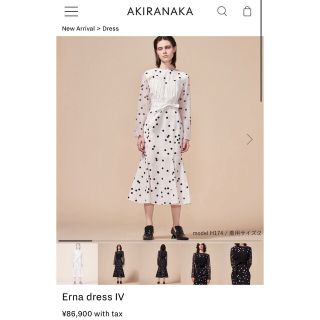 AKIRANAKA アキラナカ Erna dress ワンピース