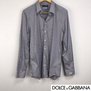 ドルチェ&ガッバーナ(DOLCE&GABBANA) シャツ(メンズ)（グレー/灰色系