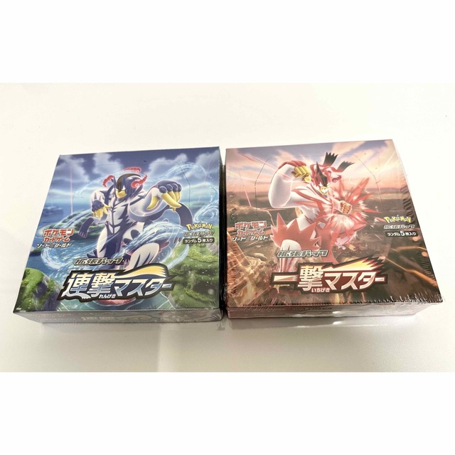 一撃マスター　連撃マスター　6BOX ポケモンカード