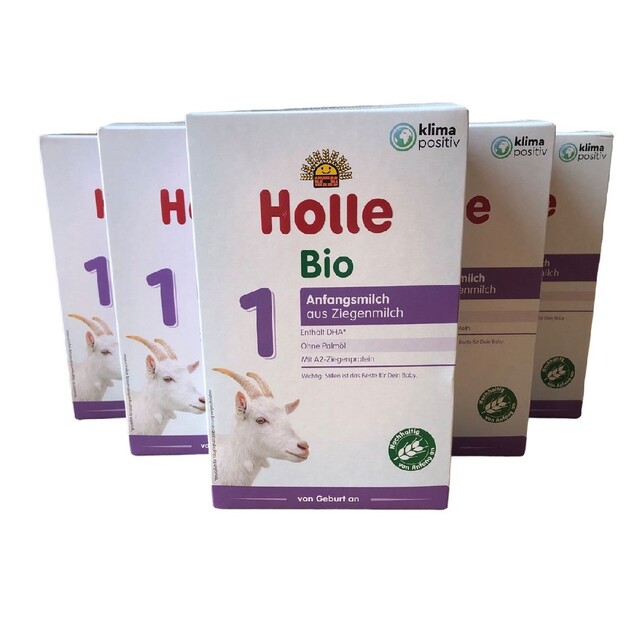 Holle (ホレ)オーガニック ヤギ 粉ミルク STEP1  5箱セット