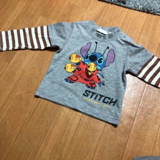 リロアンドスティッチ(リロ&スティッチ)のディズニースティッチ　ロンT(Tシャツ/カットソー)