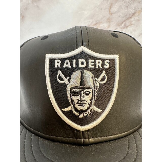 [未使用] NEW ERA LOS ANGELS Raiders レザーキャップ