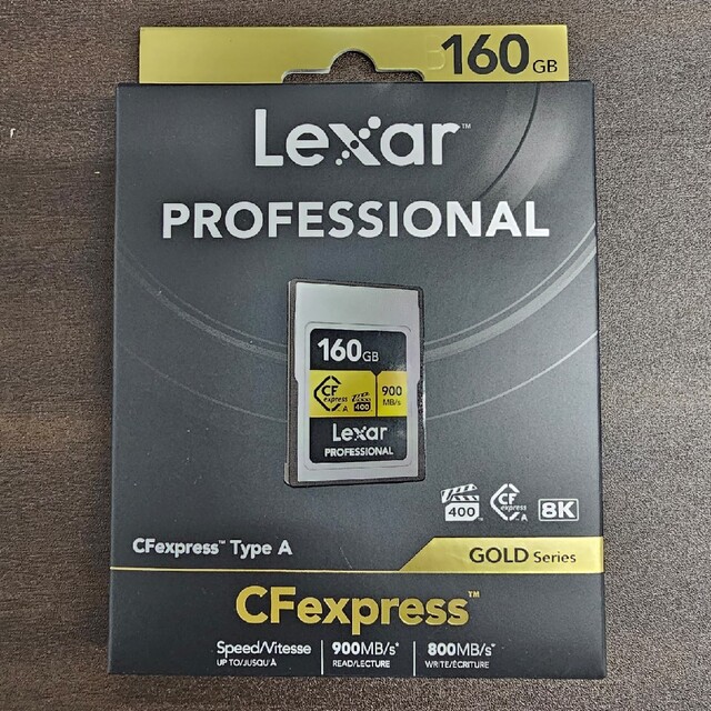 【新品】Lexar CFexpressカード TypeA 160GB